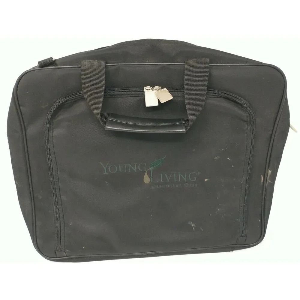 Young Living Essential Oils Laptop Bag with Oil Carrier Pocket No Shoulder Strap